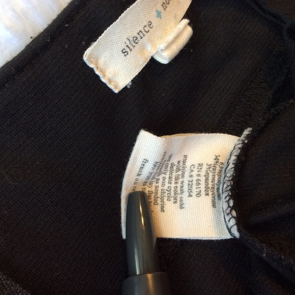 Silence + Noise UO Black Mini Skirt M Sexy Short - Picture 5 of 8